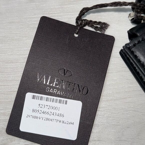 Valentino VLTN‎ Document Holder Black/Muti Color Nwt - Picture 11 of 14
